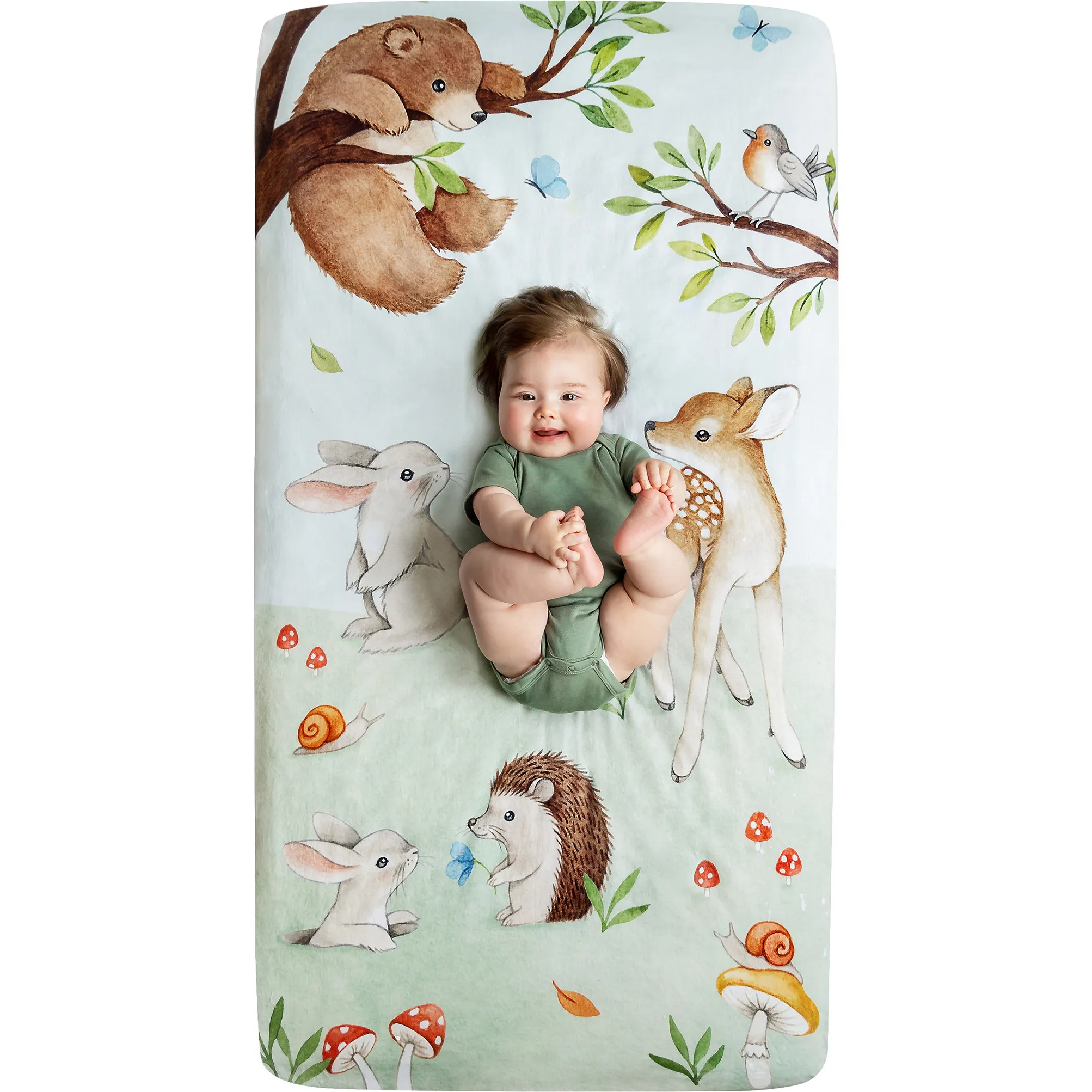 Rookie Humans Enchanted Forest Standard Crib Sheet