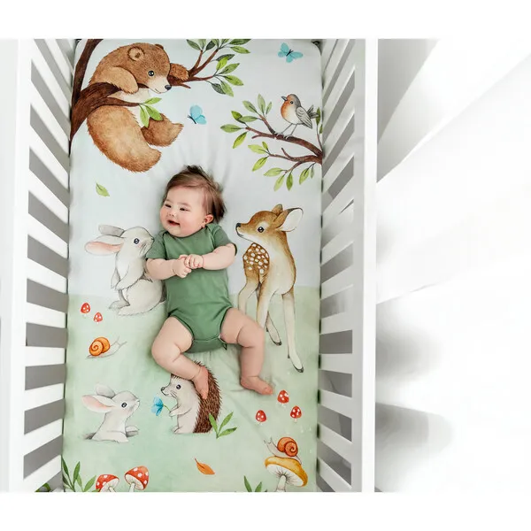 Rookie Humans Enchanted Forest Standard Crib Sheet