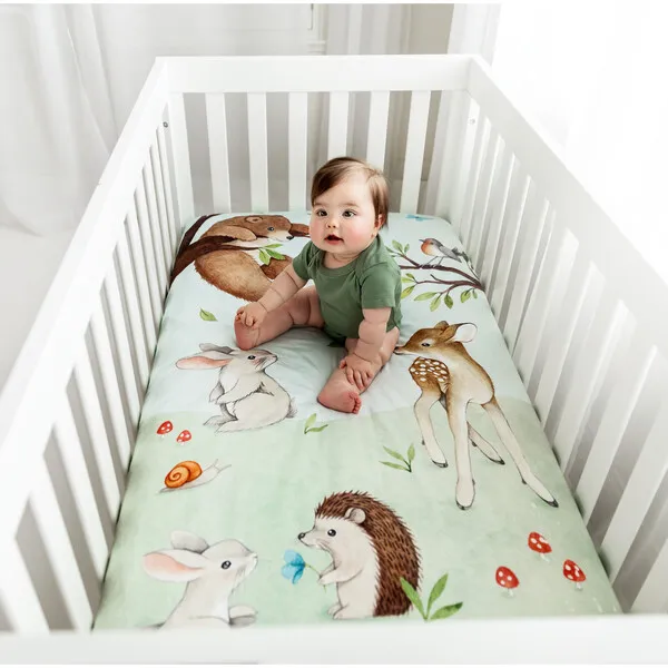 Rookie Humans Enchanted Forest Standard Crib Sheet