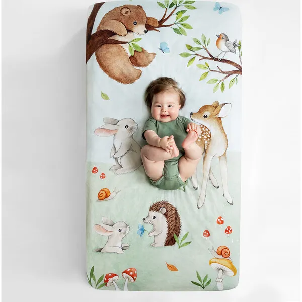 Rookie Humans Enchanted Forest Standard Crib Sheet