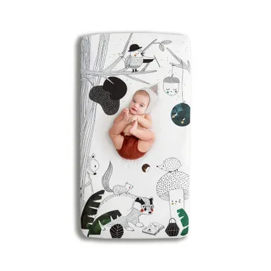 Rookie Humans Fitted Crib Sheet Woodland Dreams