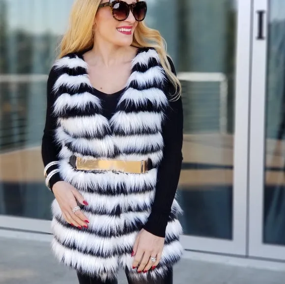 Sassy Faux Fur Vest