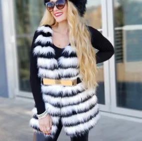 Sassy Faux Fur Vest