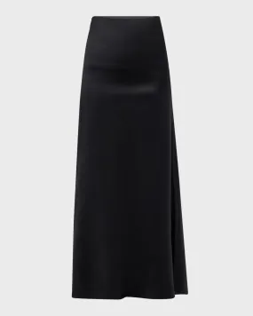 Satin Cady Long Mermaid Skirt