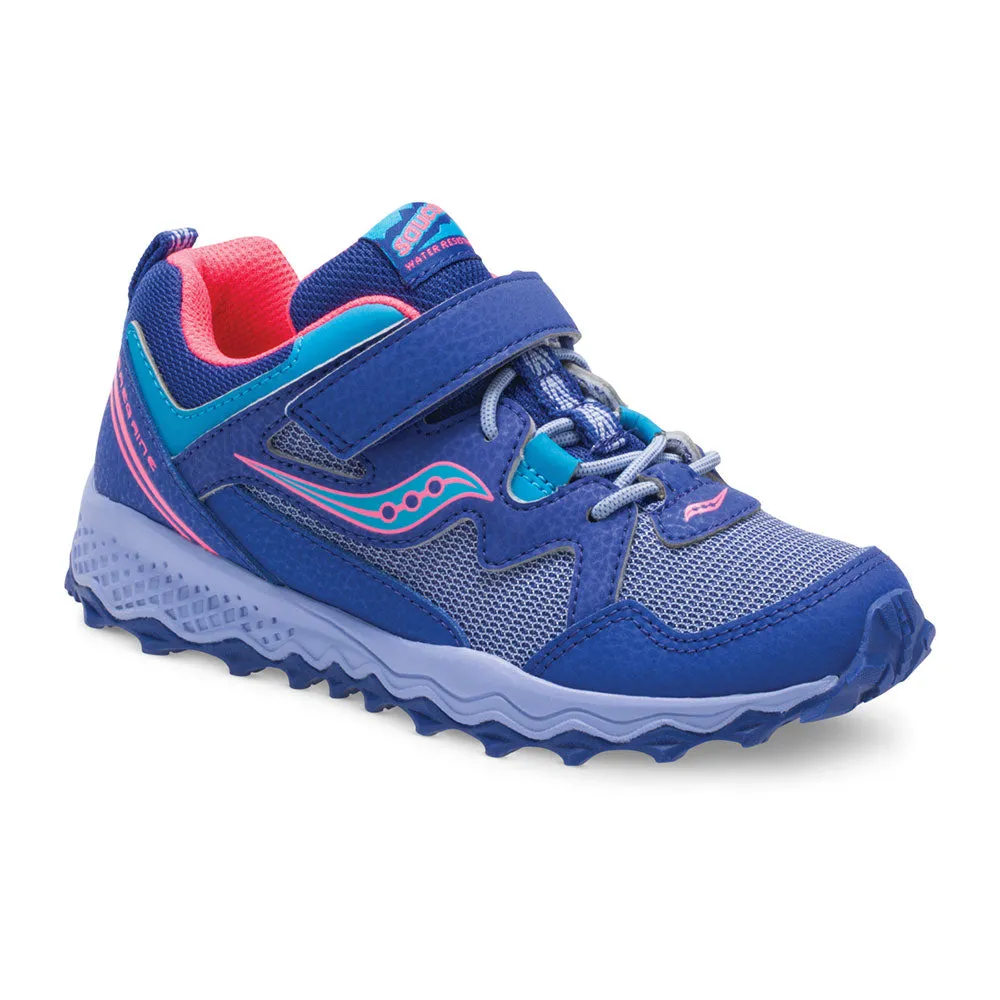 Saucony Blue/Purple/Coral Peregrine Shield A/C Children's Sneaker