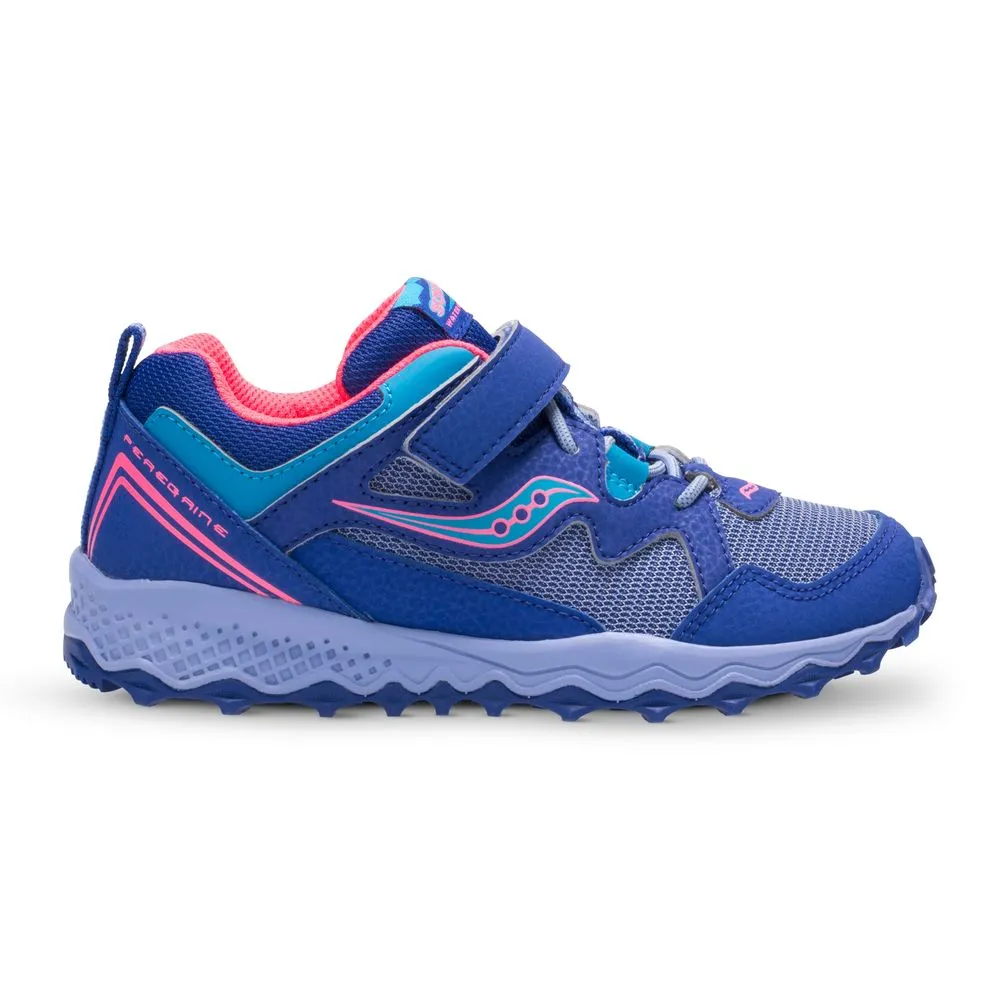 Saucony Blue/Purple/Coral Peregrine Shield A/C Children's Sneaker