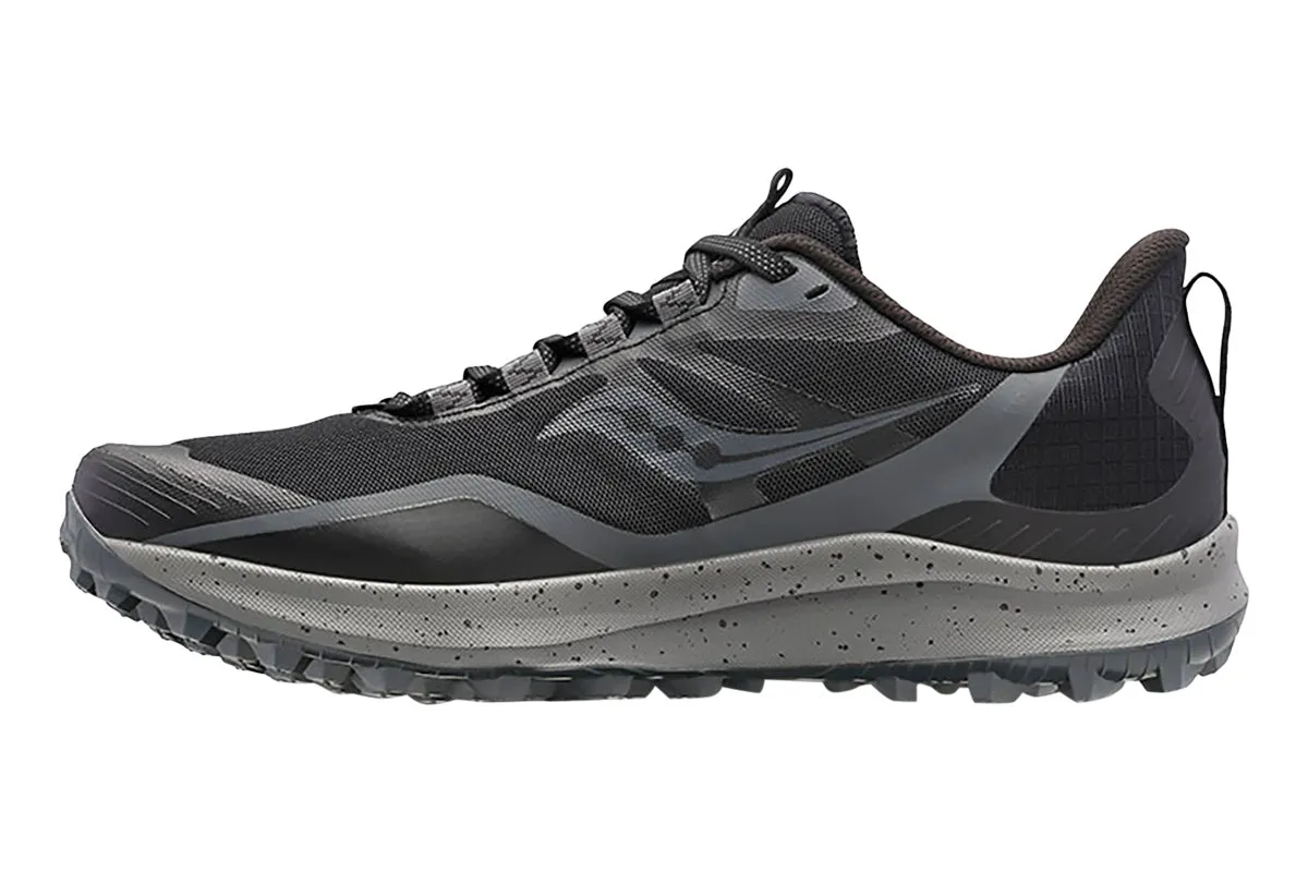 Saucony Peregrine 12 D Black/Grey Womens