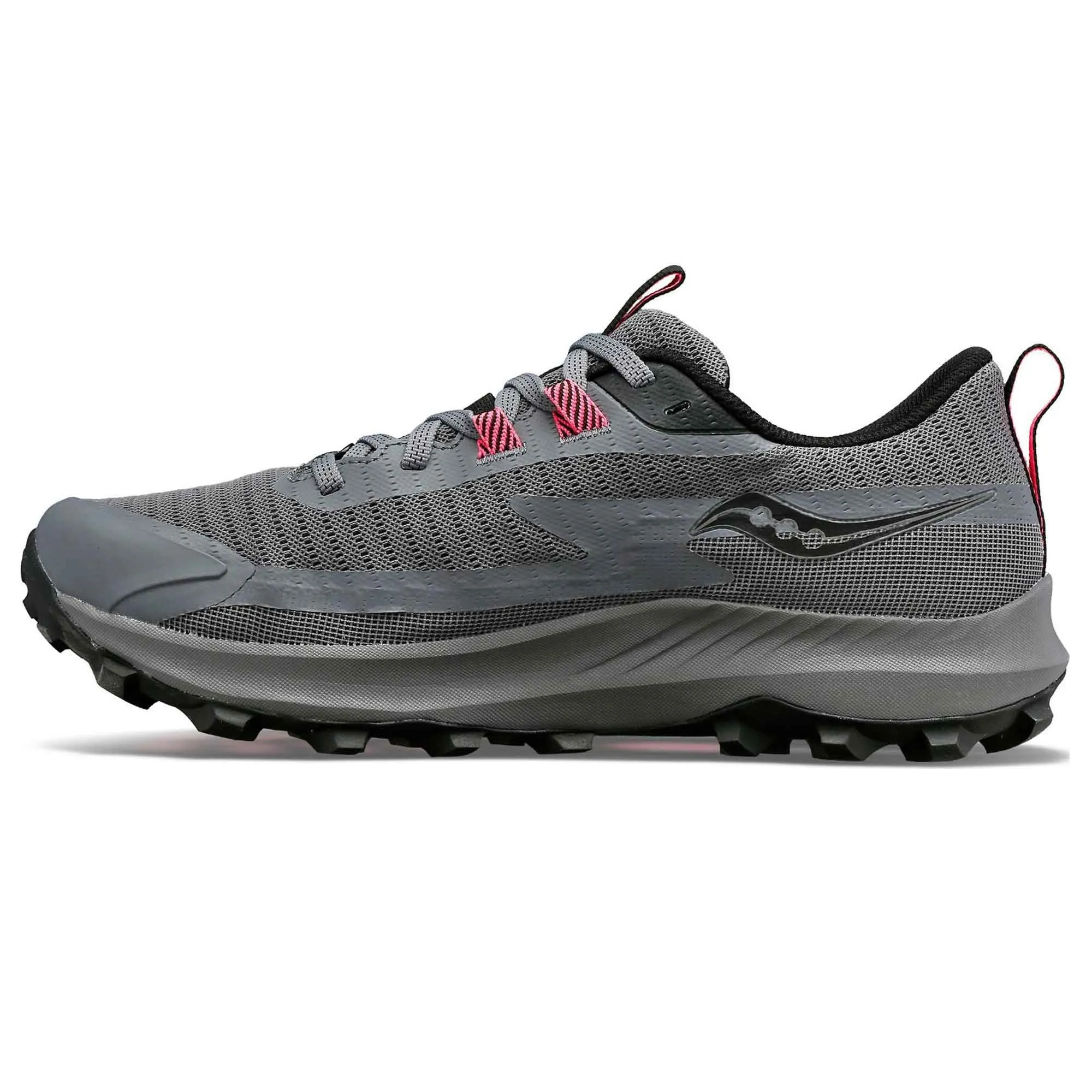 Saucony  Peregrine 13 GTX Womens Waterproof Trail Running Shoes Grey/Black