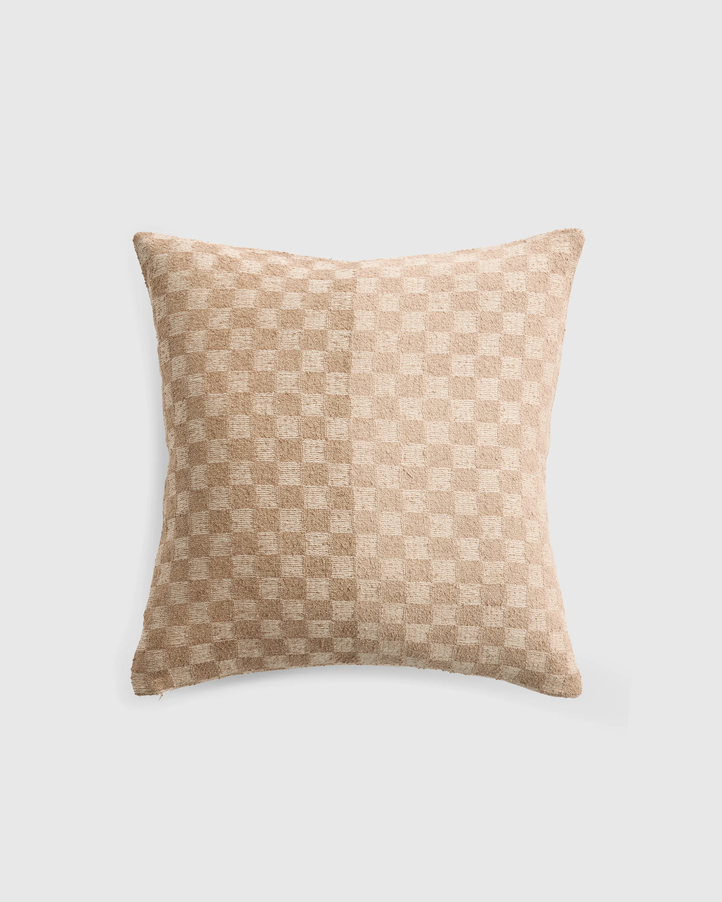 Silk Cashmere Checkered Pillow Cover