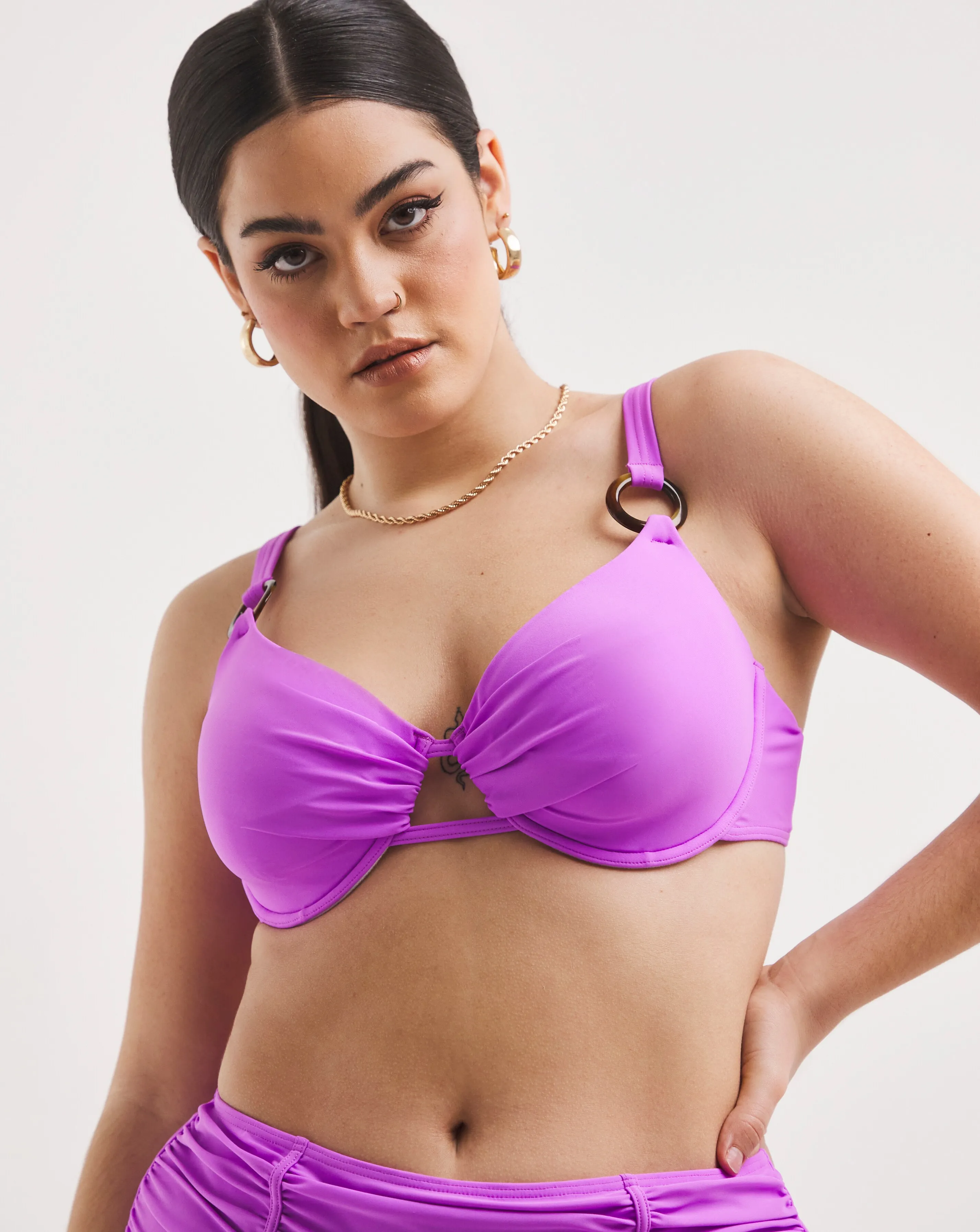 Simply Be Underwired Bikini Top | Simply Be