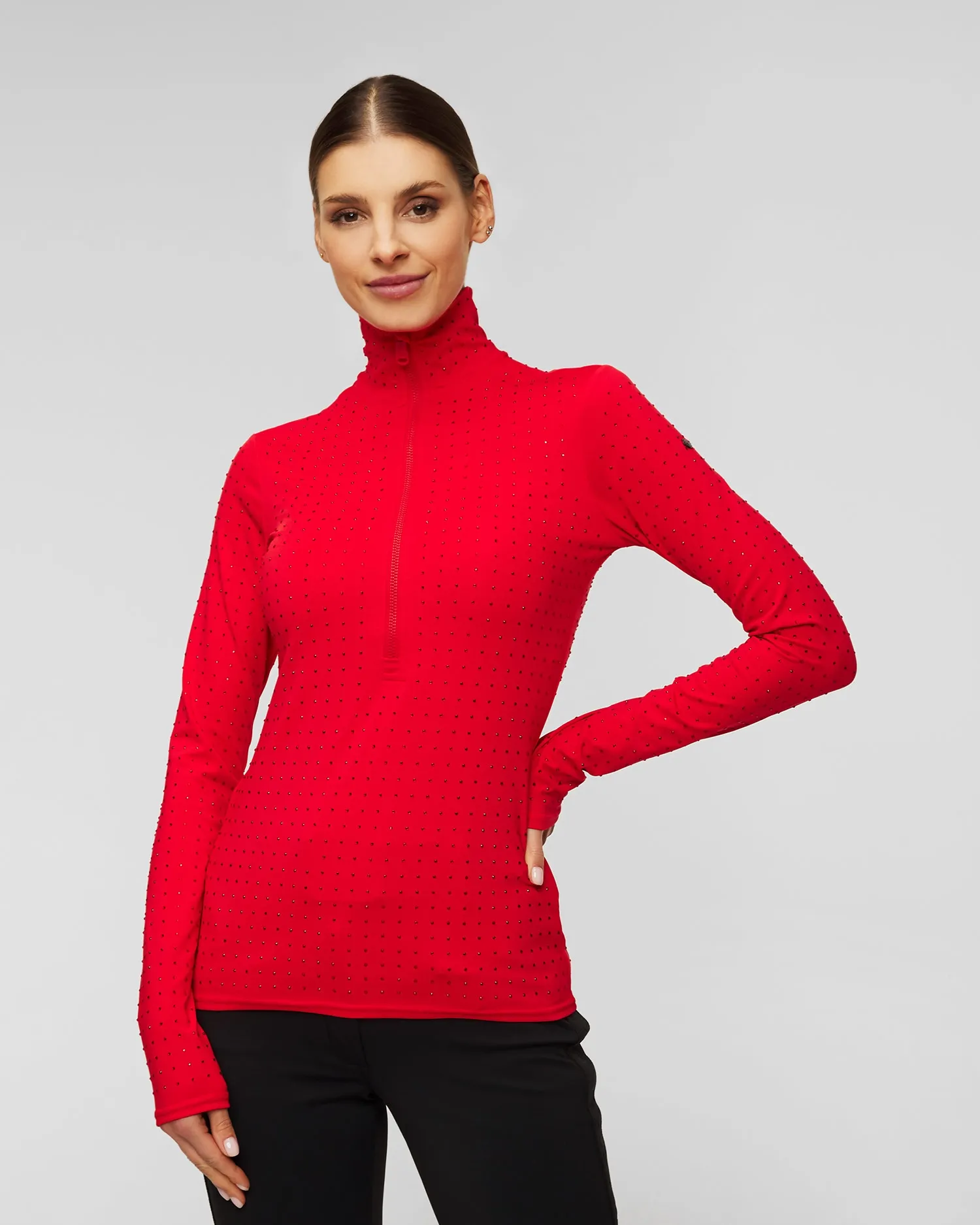 Ski turtleneck with zirconia Goldbergh Spark GB30621234-4460