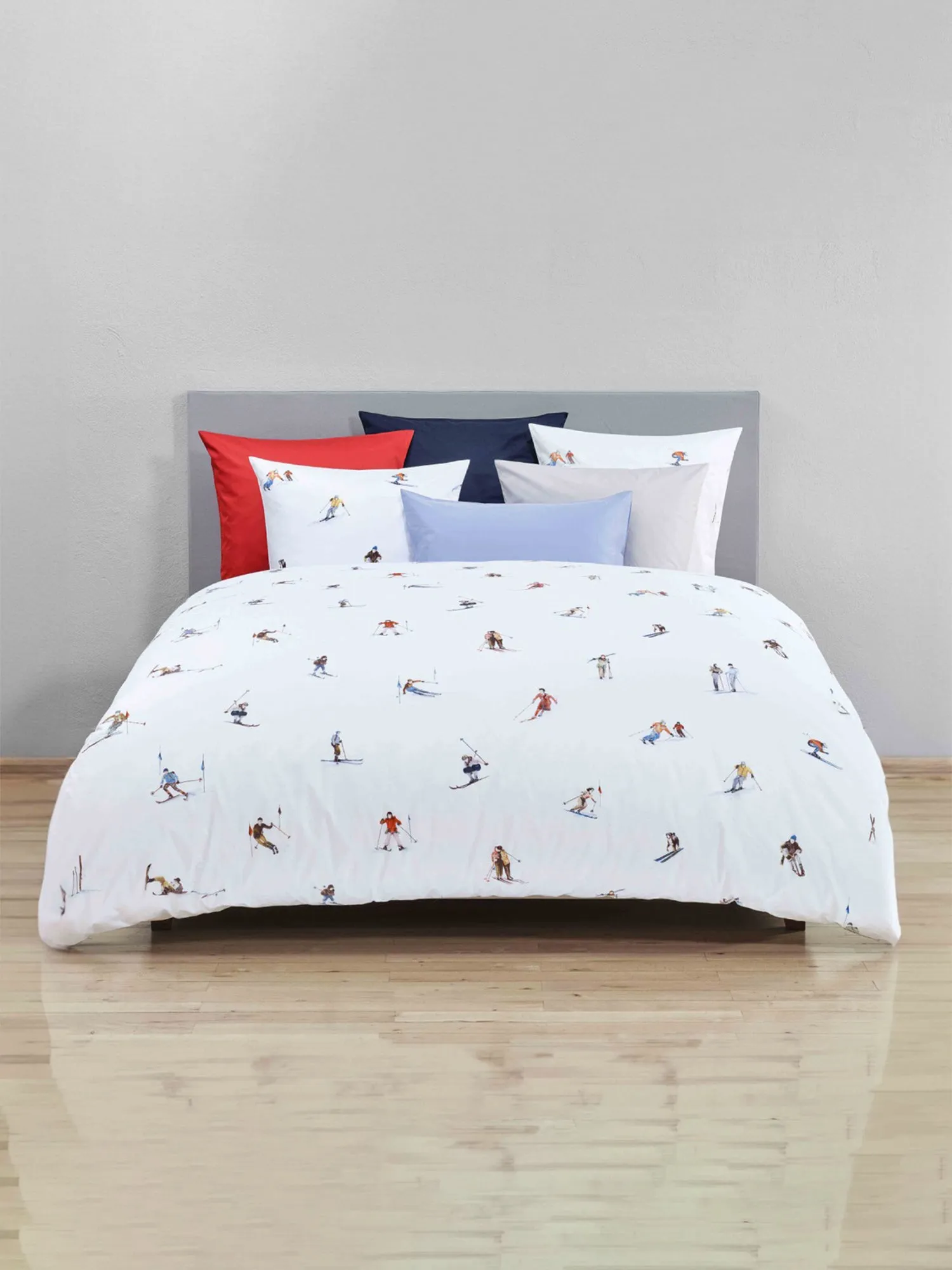 Skiers King Duvet Cover