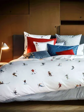 Skiers King Duvet Cover