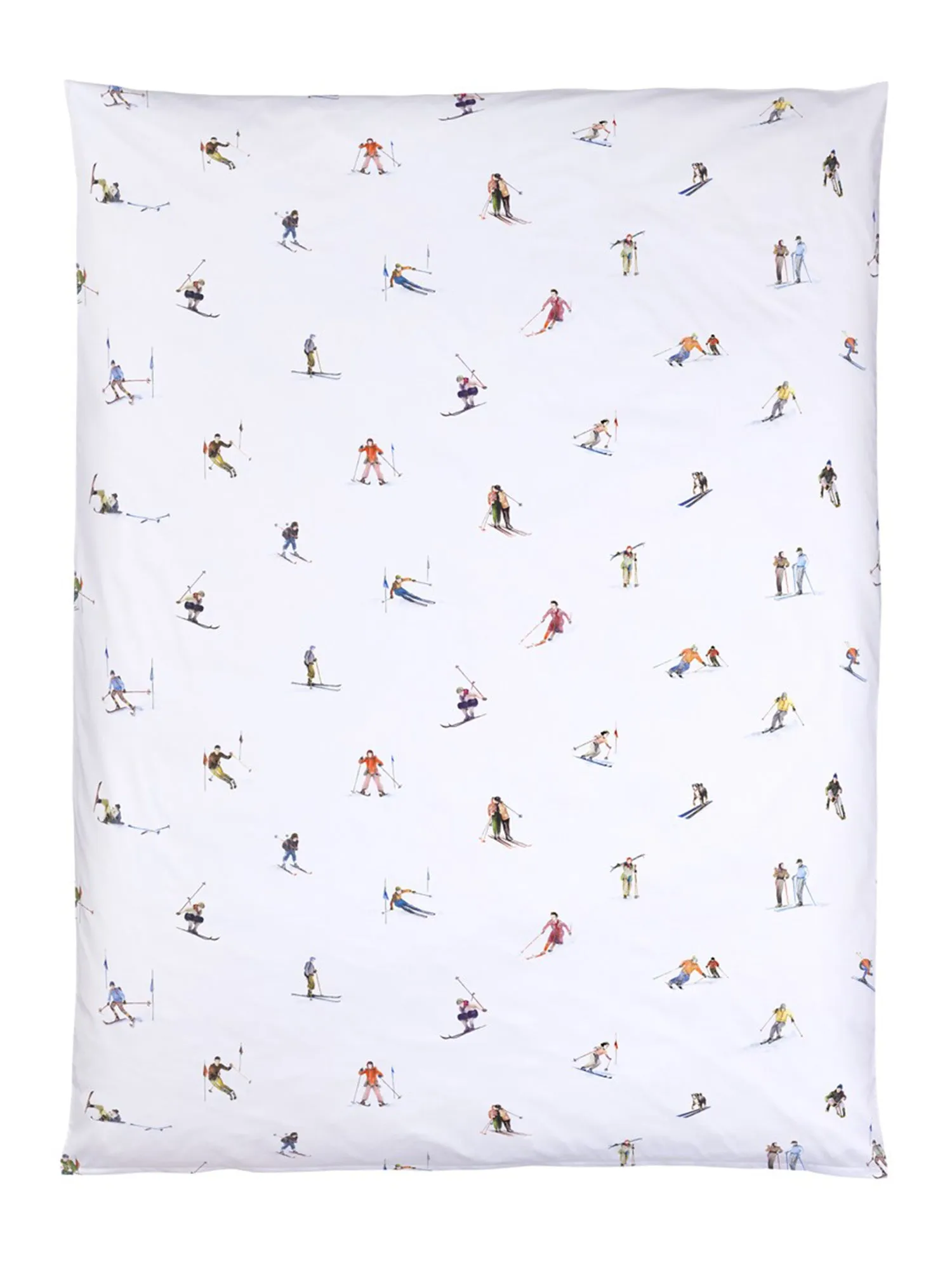 Skiers King Duvet Cover