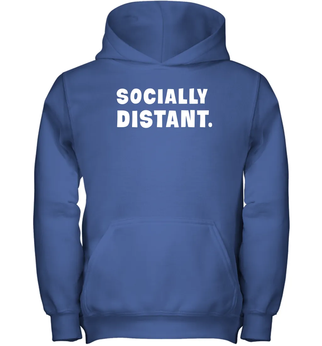 Socially Distant Virus Prevention Coronacation Youth Hoodie