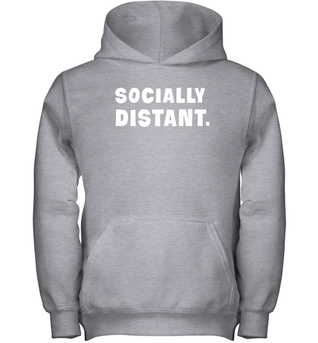 Socially Distant Virus Prevention Coronacation Youth Hoodie