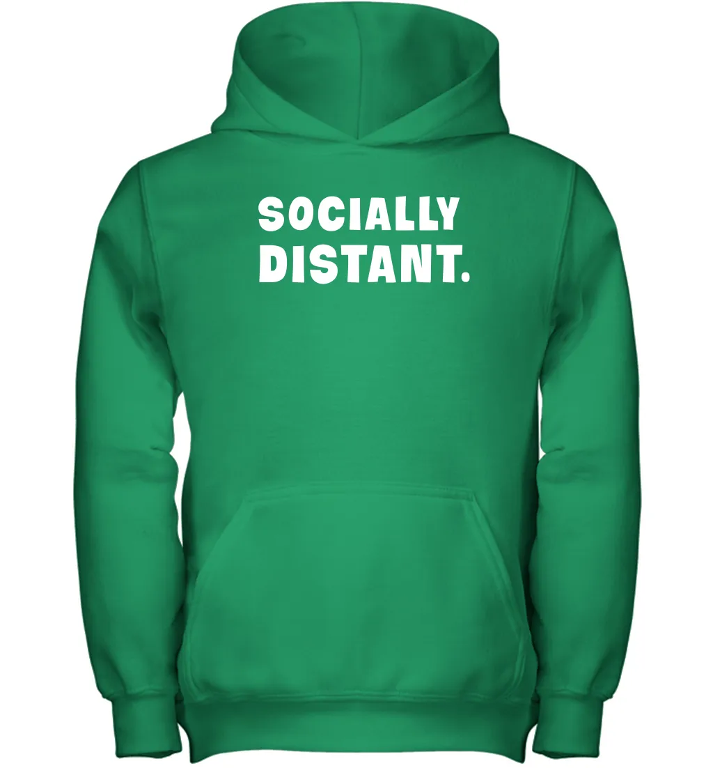 Socially Distant Virus Prevention Coronacation Youth Hoodie