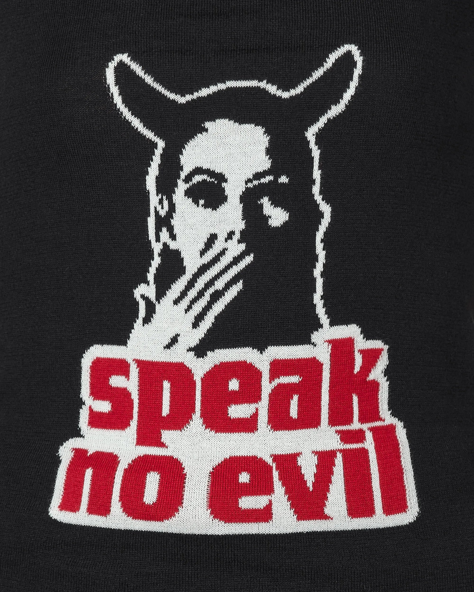 Speak No Evil Tank Top Black