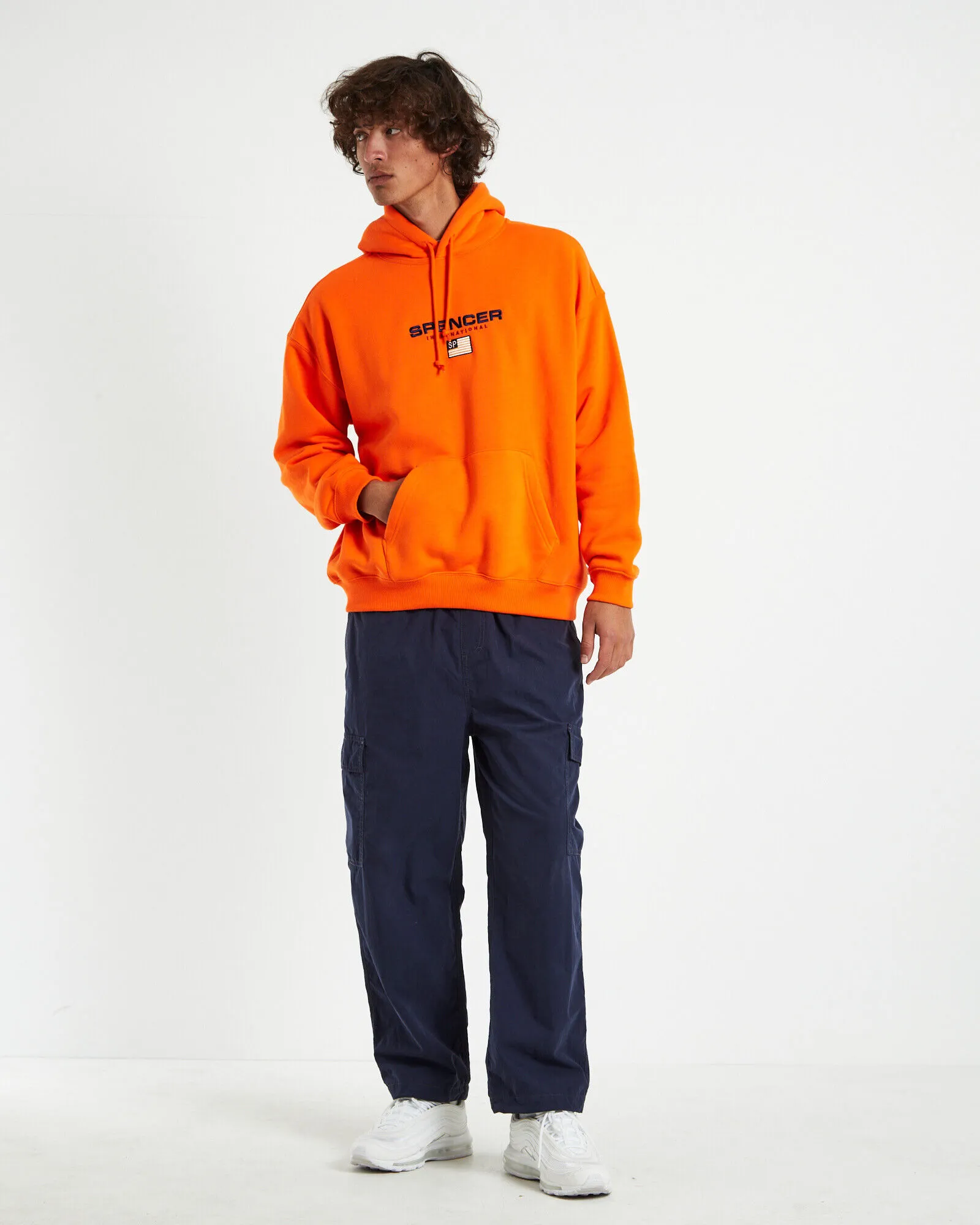 Spencer Project International Hoodie Neon Orange