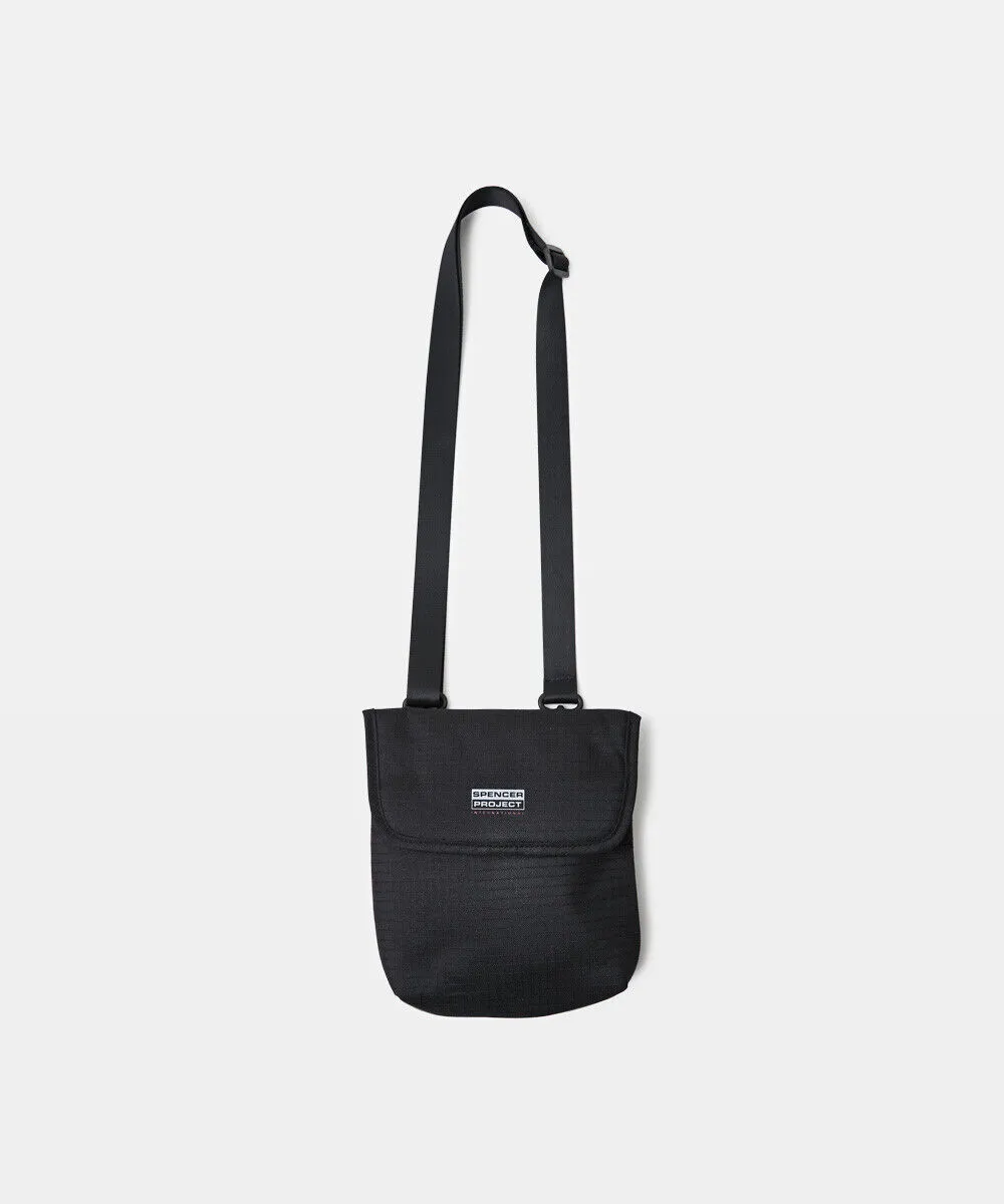 Spencer Project Nylon Side Bag Black