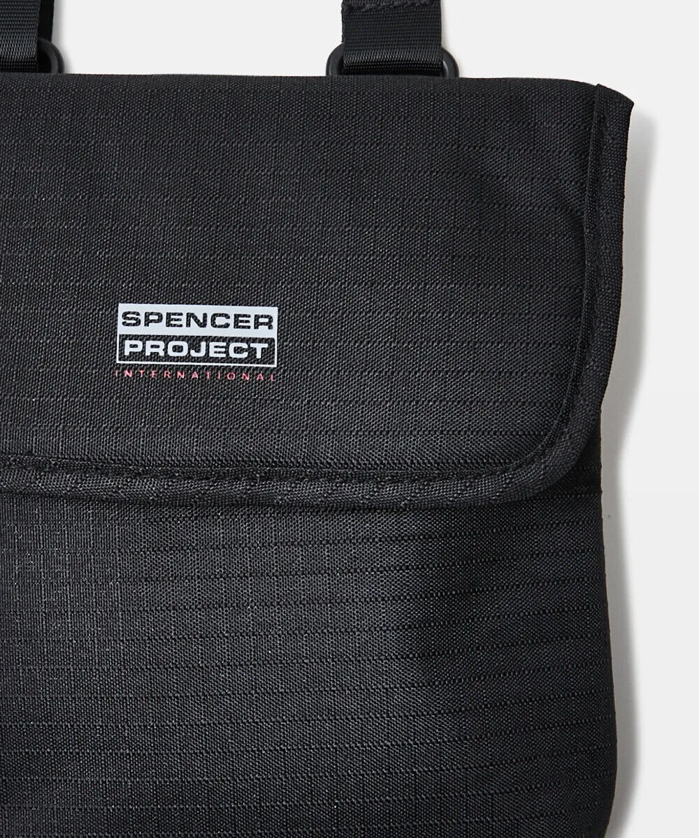 Spencer Project Nylon Side Bag Black