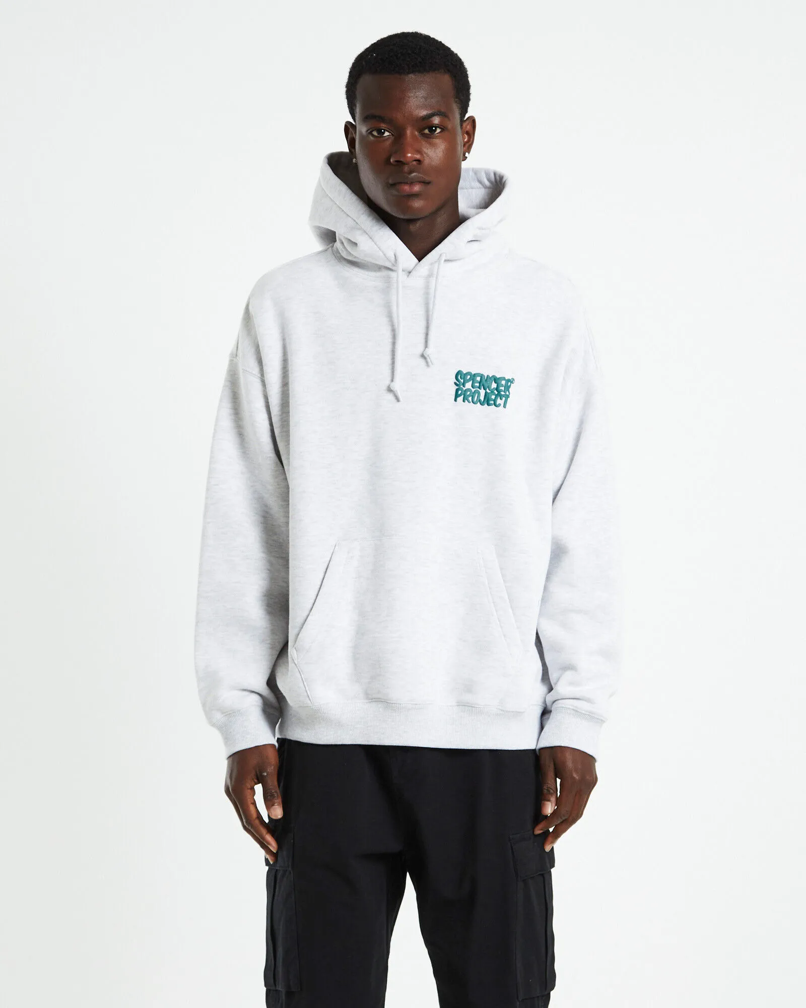 Spencer Project Puffy Hoodie Frost Marle