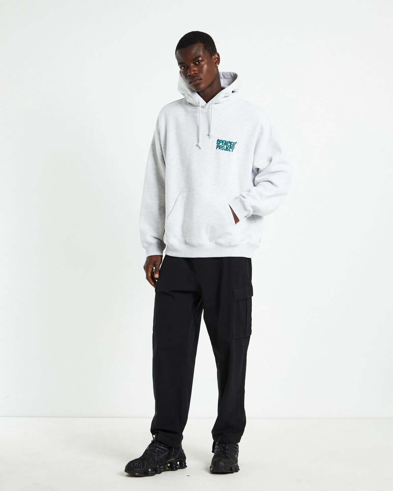 Spencer Project Puffy Hoodie Frost Marle