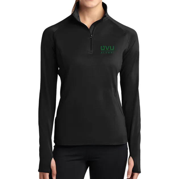 Sport-Tek Ladies Sport-Wick Stretch 1/2-Zip Pullover - UVU Alumni