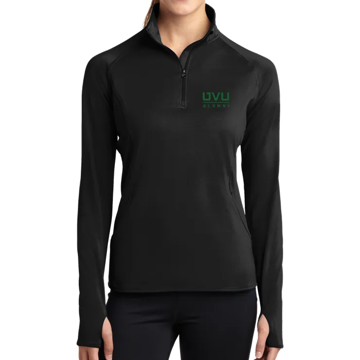 Sport-Tek Ladies Sport-Wick Stretch 1/2-Zip Pullover - UVU Alumni