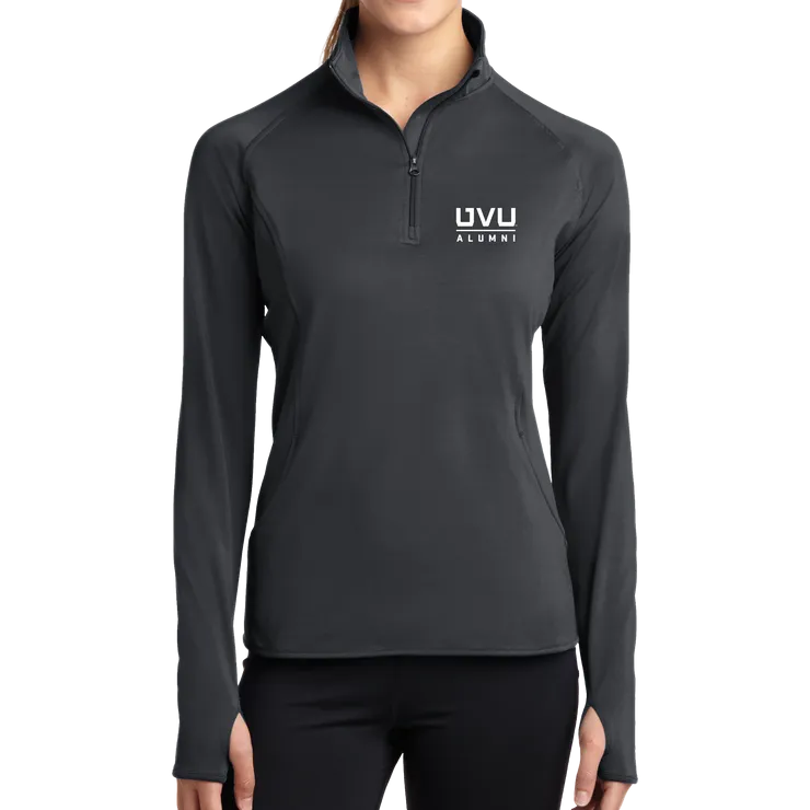 Sport-Tek Ladies Sport-Wick Stretch 1/2-Zip Pullover - UVU Alumni