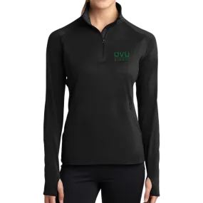 Sport-Tek Ladies Sport-Wick Stretch 1/2-Zip Pullover - UVU Alumni