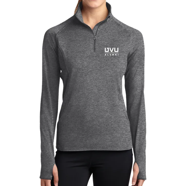 Sport-Tek Ladies Sport-Wick Stretch 1/2-Zip Pullover - UVU Alumni