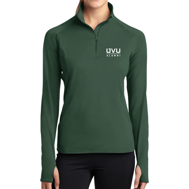 Sport-Tek Ladies Sport-Wick Stretch 1/2-Zip Pullover - UVU Alumni