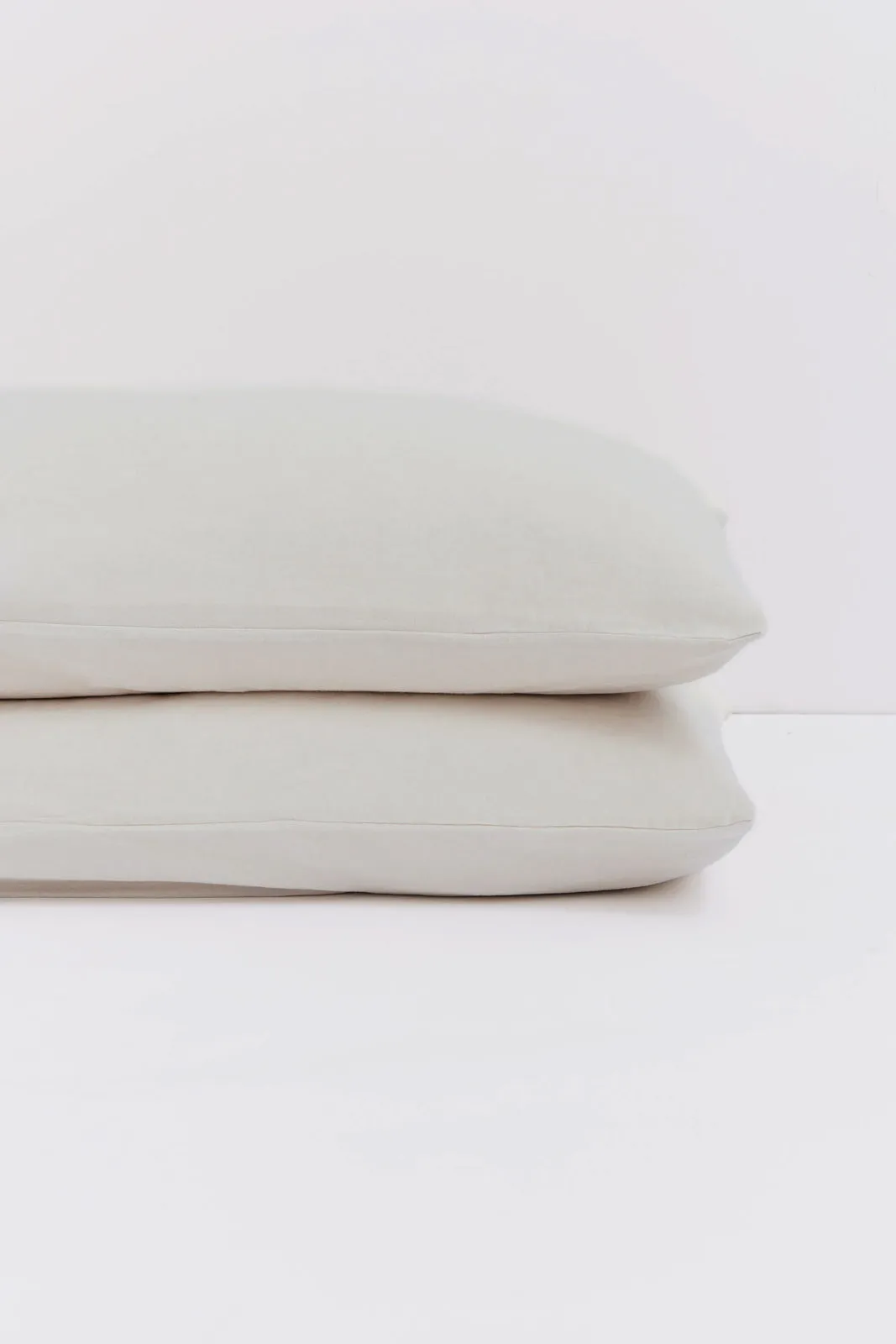 Standard Linen Pillow Cases Oat