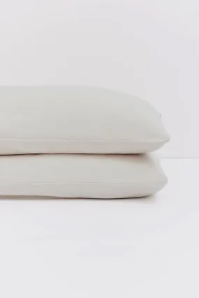 Standard Linen Pillow Cases Oat