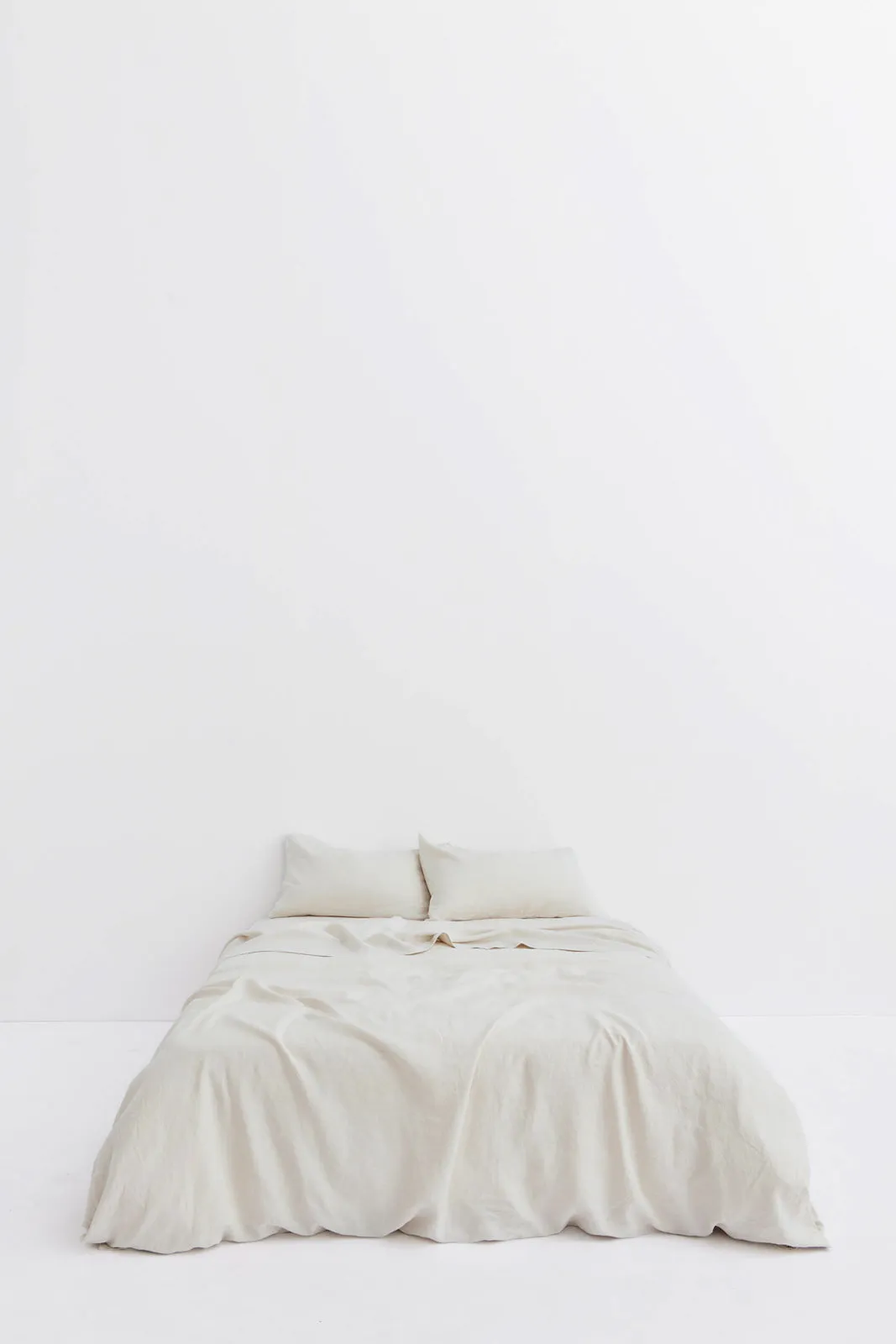 Standard Linen Pillow Cases Oat