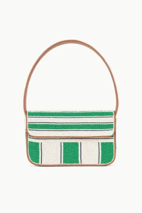 Staud   Tommy Beaded Bag Bungalow Stripe