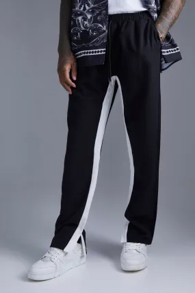 Straight Leg Gusset Jogger Waist Trousers