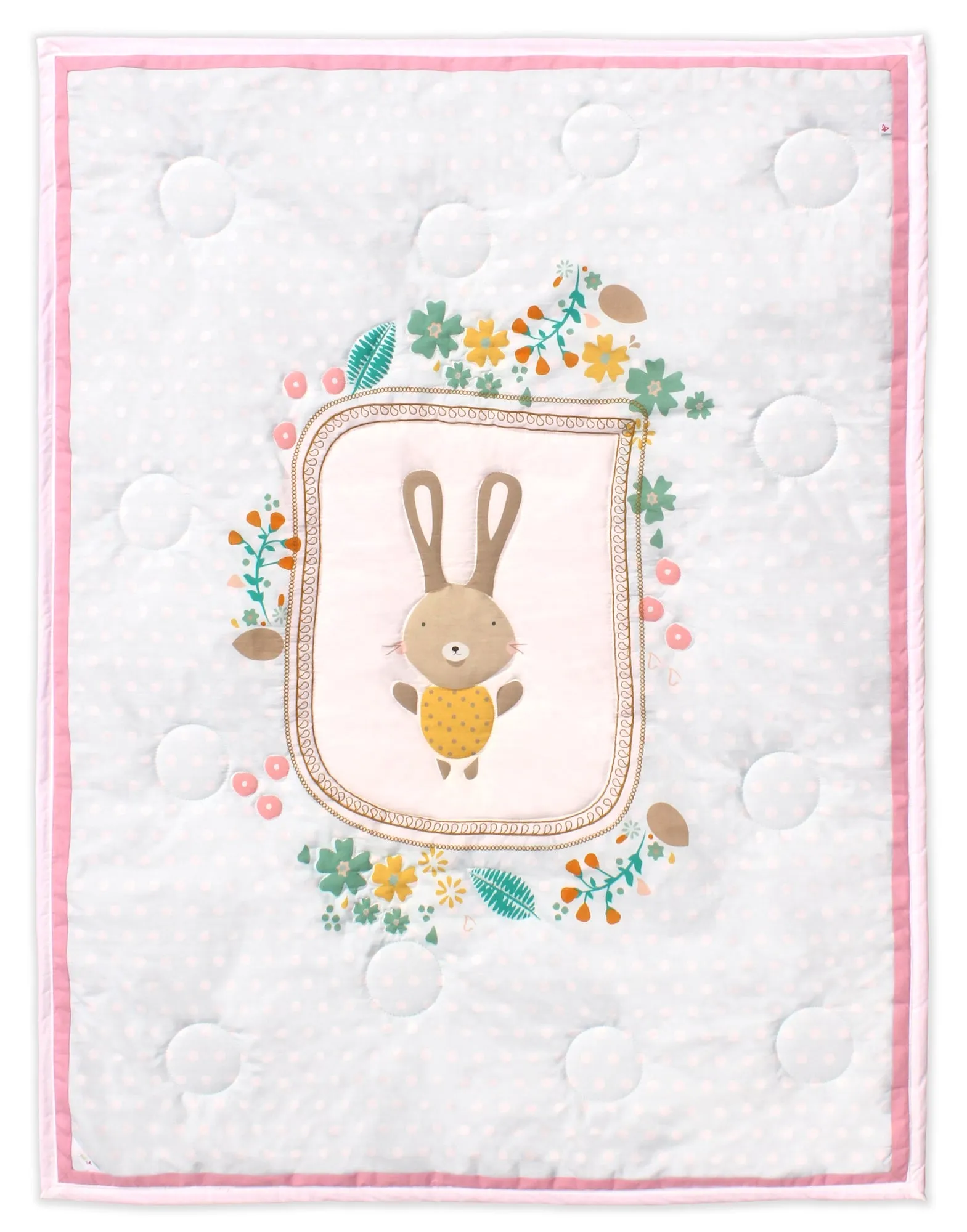 Sweet Bunny - Organic Reversible Quilt