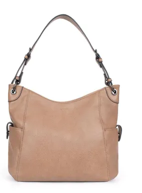 Synthetic hexagon bark shoulder bag 315301