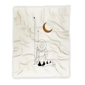 Talking To The Moon Throw Blanket (DS) DD