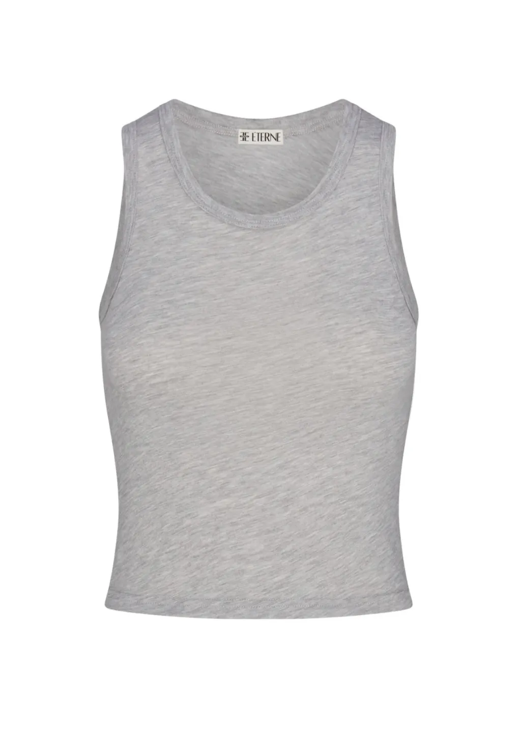 terne Fitted Tank in Heather Grey