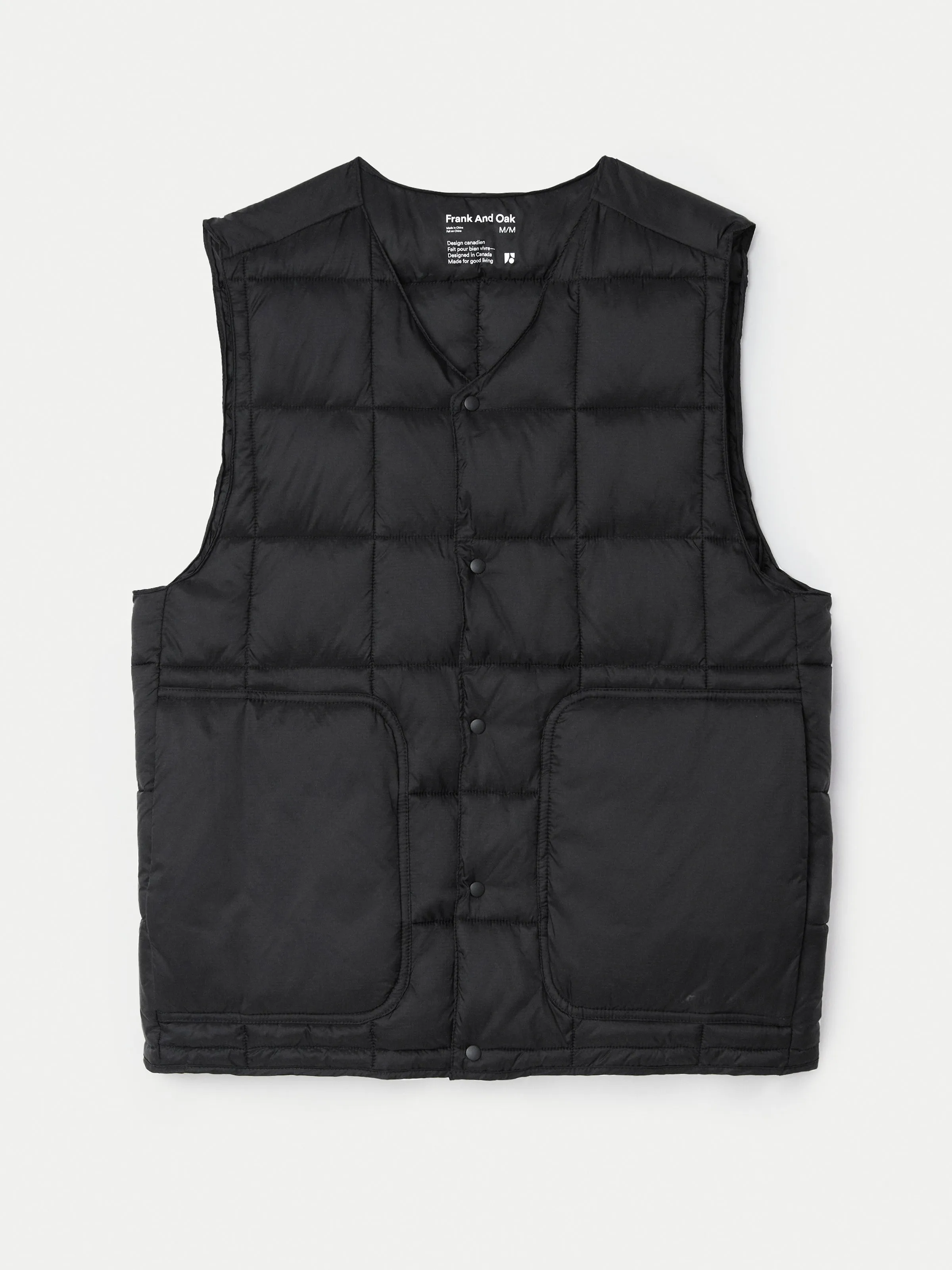 The Aero Packable Vest in Black