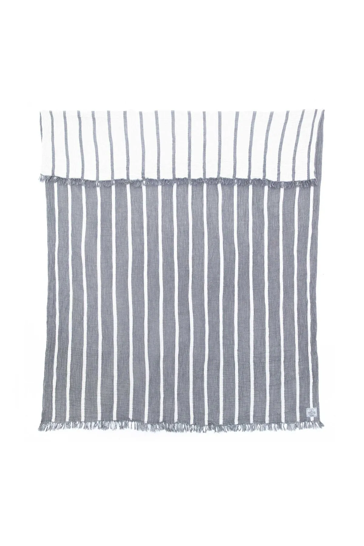 Tofino Towel Ahoy Throw Blanket | Beige & Stone