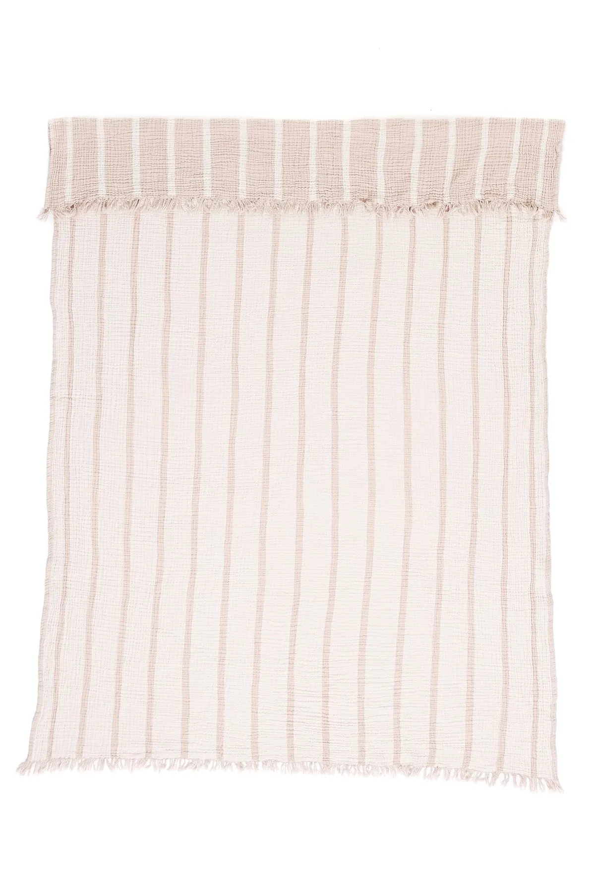 Tofino Towel Ahoy Throw Blanket | Beige & Stone