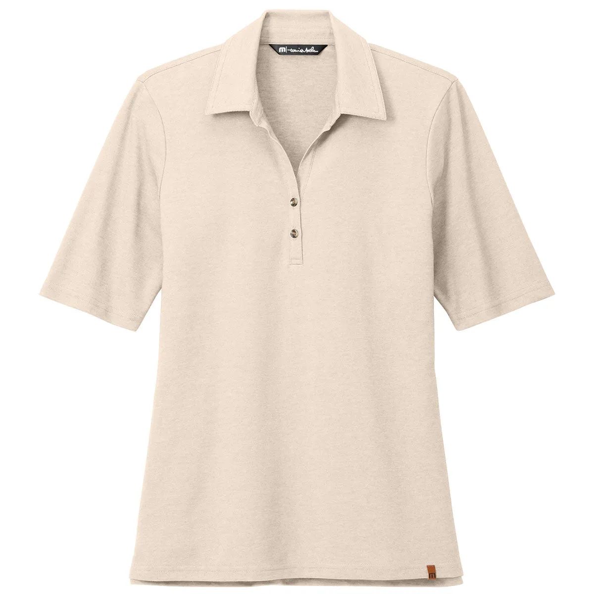 TravisMathew Women's Natural Heather Sunsetters Polo