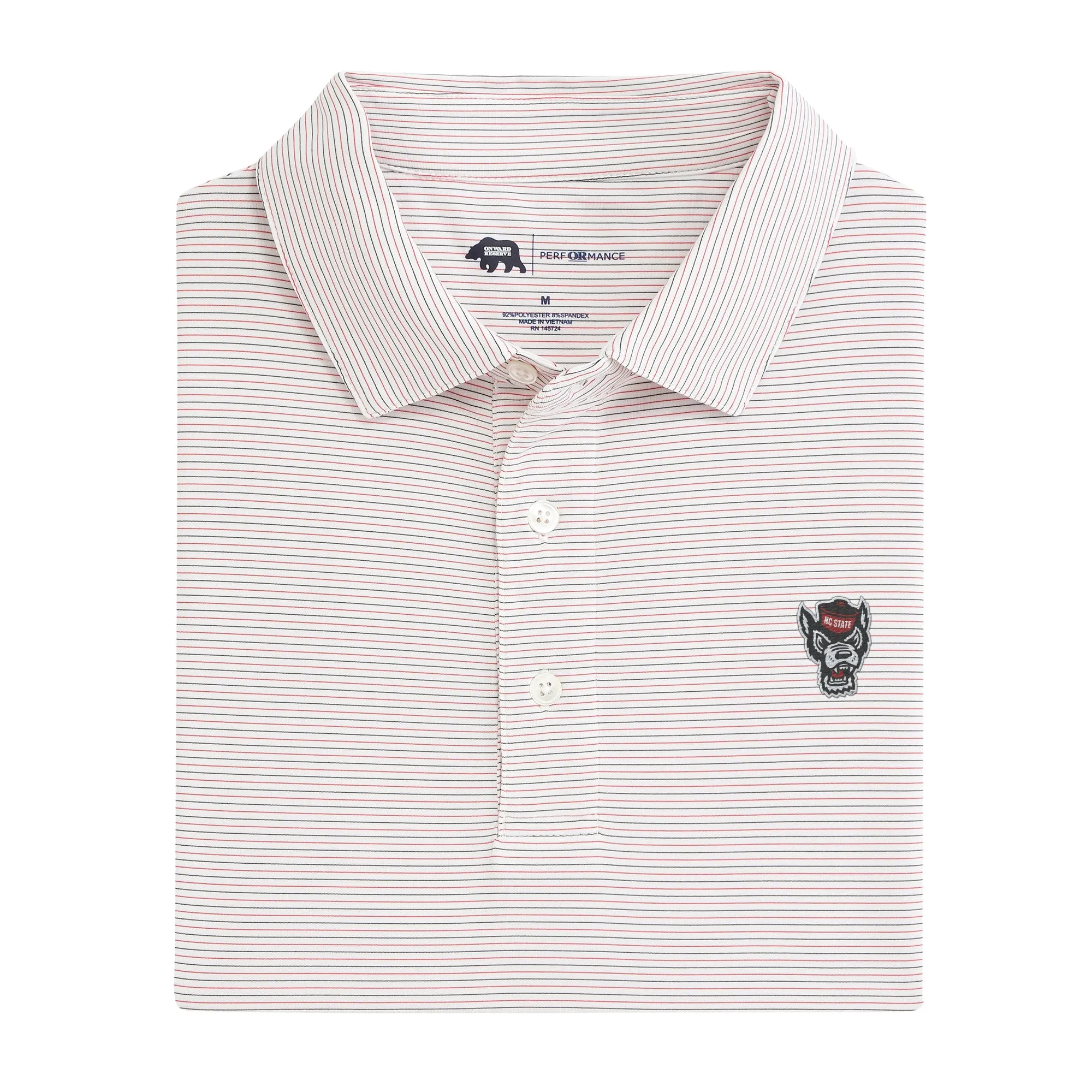 Tuffy Head Tour Stripe Performance Polo