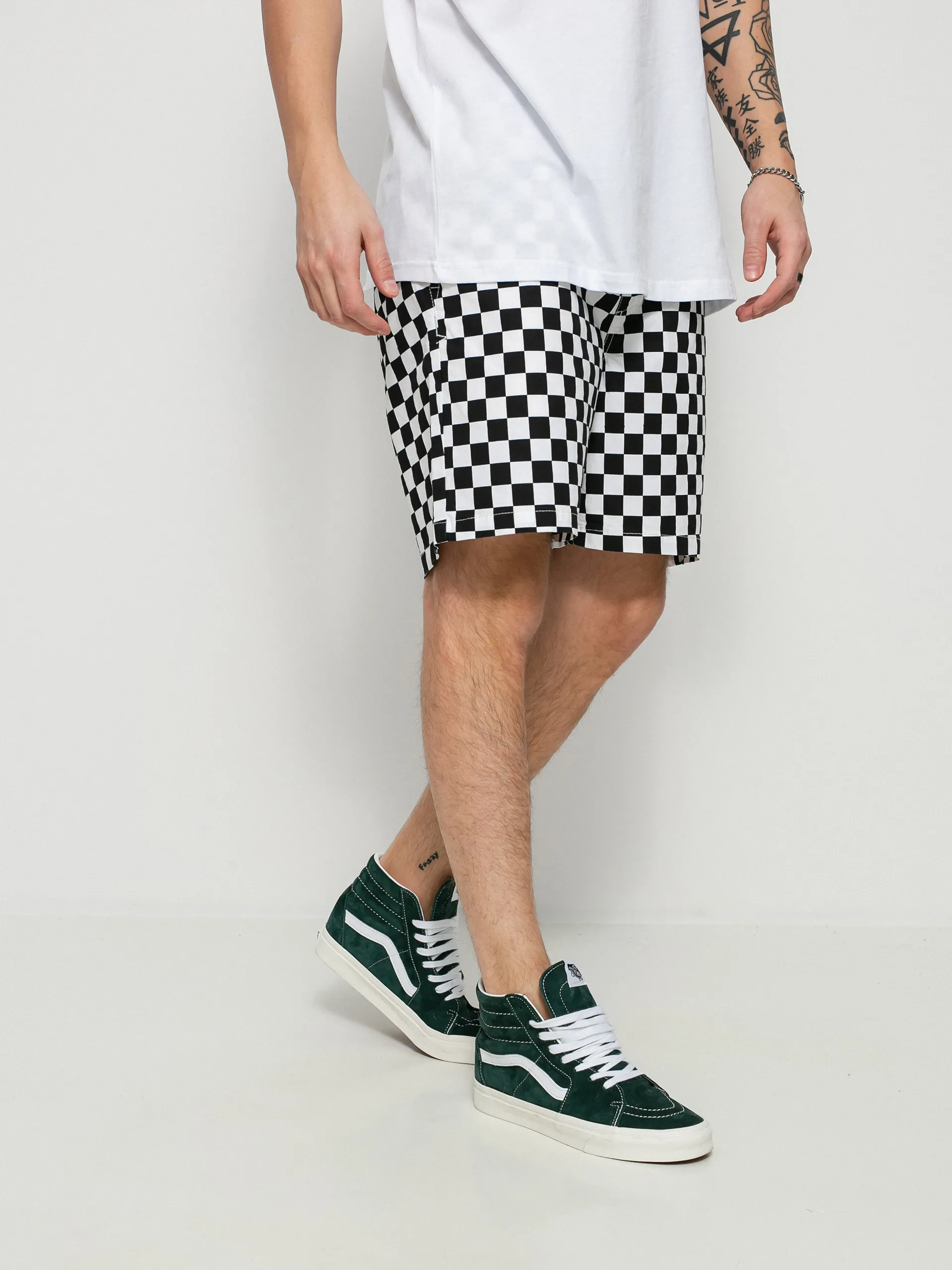 Vans Range Relaxed Elastic Shorts (checkerboard)