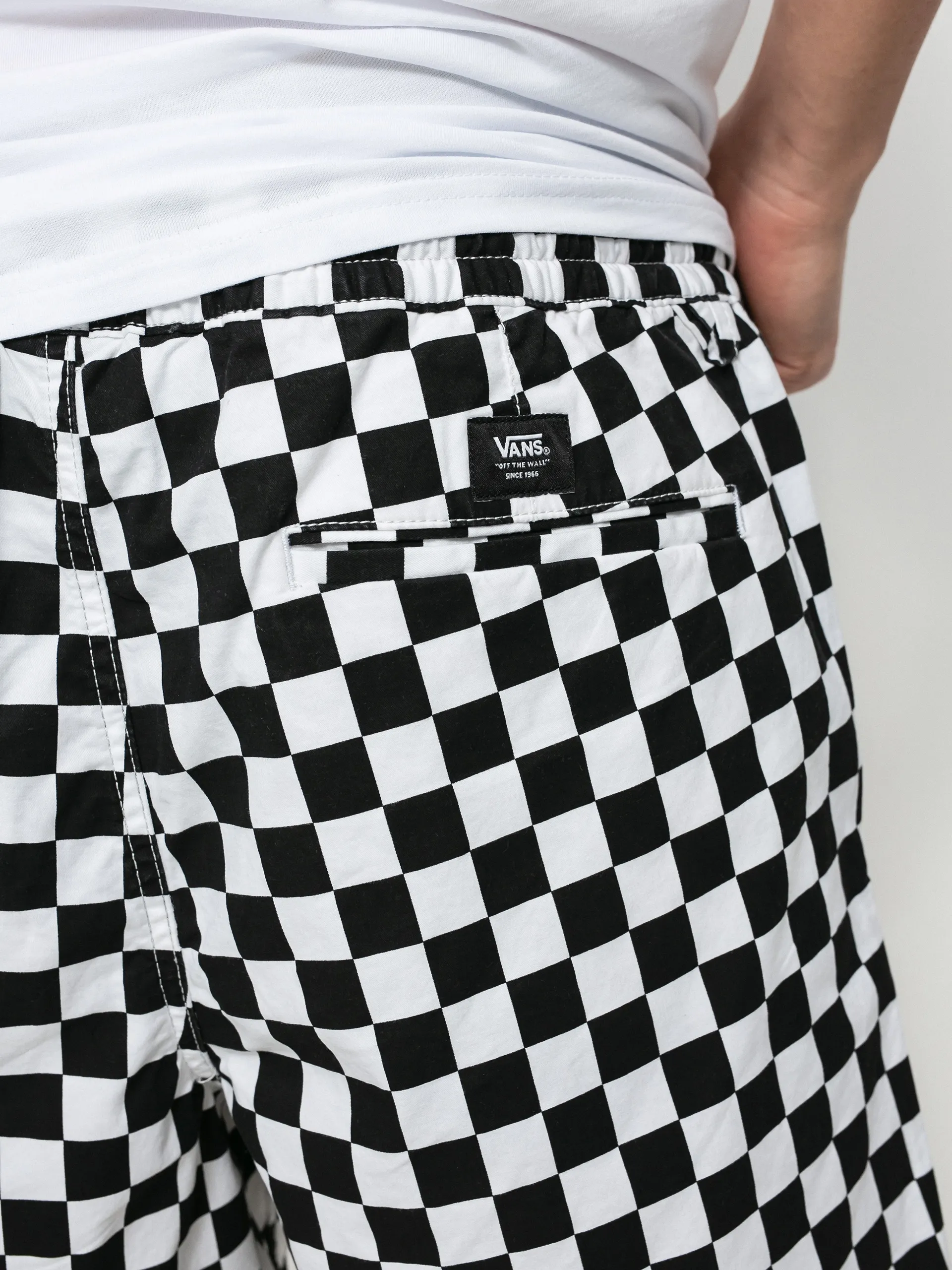 Vans Range Relaxed Elastic Shorts (checkerboard)