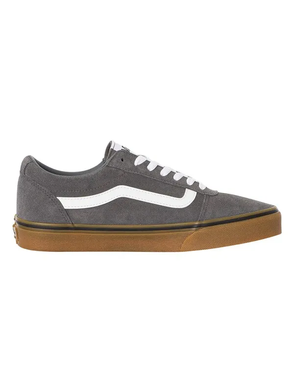 Vans Ward Suede Trainers - Pewter/Gum